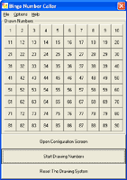 Main program screen